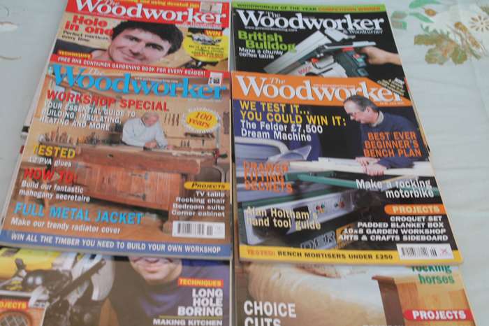 10 Good Woodworking magazines Lot 5