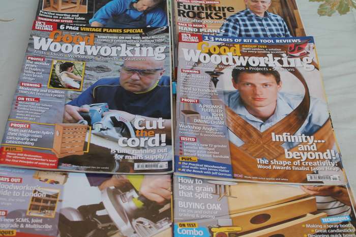 10 Good Woodworking magazines Lot 9