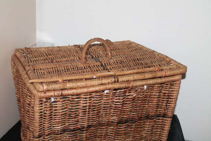 Large Vintage  Wicker Picnic Basket