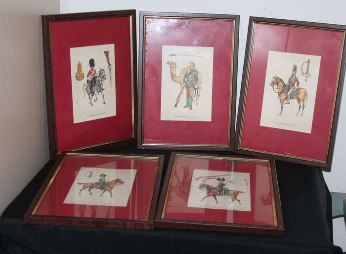5 Military  Framed Prints