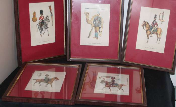 5 Military  Framed Prints