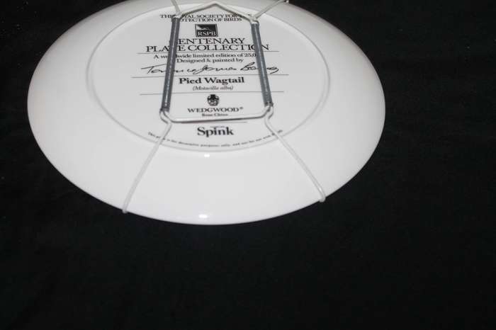 Wedgwood Centenary Plate Collection  Pied Wagtail
