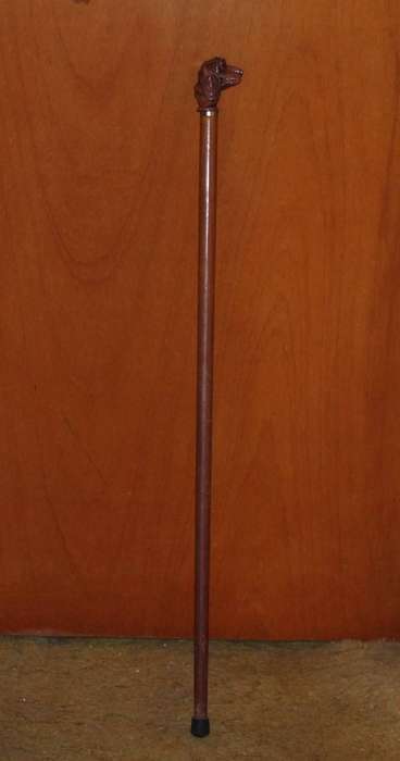 Walking stick with Dog head