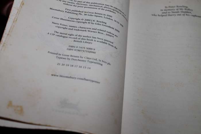 7 Harry Potter Novels No 4