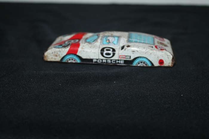 Vintage Porsche Tin Toy Racing Car