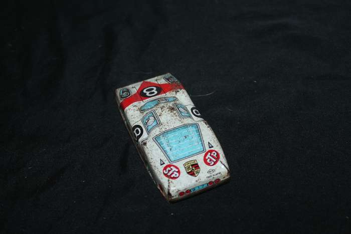 Vintage Porsche Tin Toy Racing Car