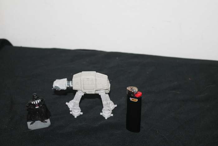 Star Wars AT AT & Mini Darth Vader