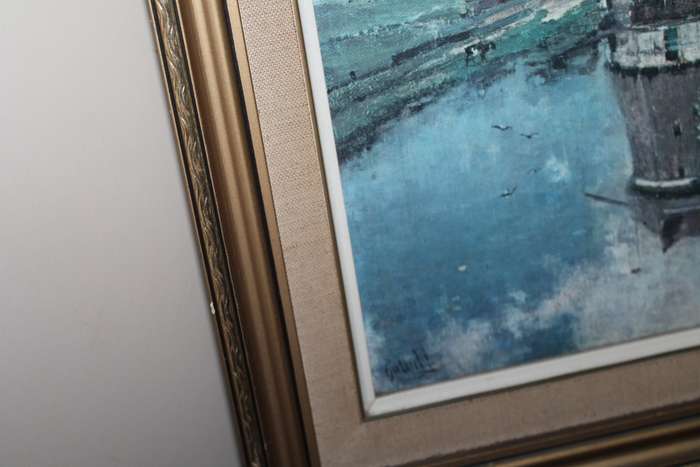 Framed Picture of a windmill