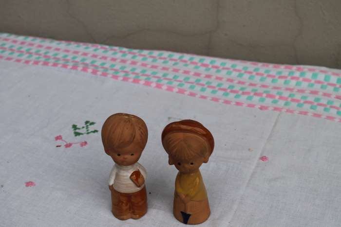 Retro Salt and Pepper Shakers