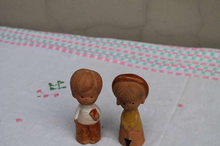 Retro Salt and Pepper Shakers