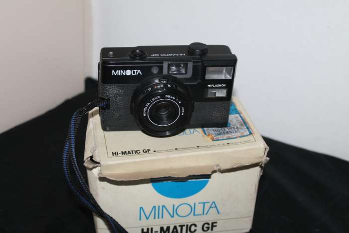 Boxed Minolta Hi-Matic GF Film Camera
