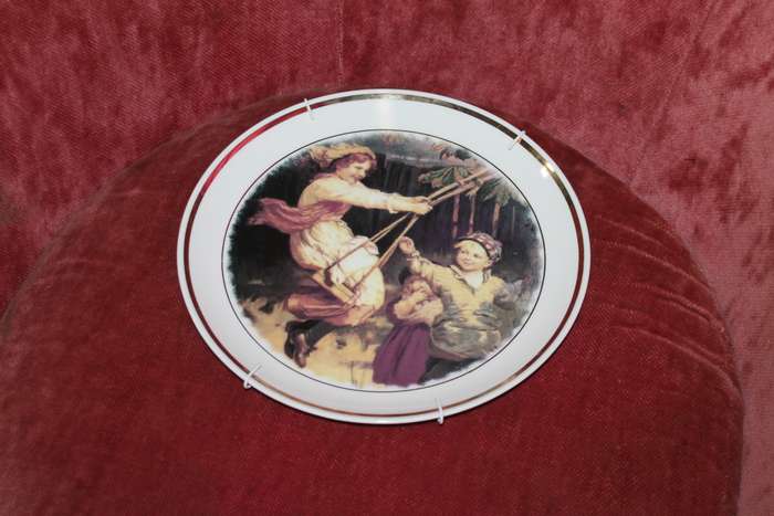 Pears Print Wall Plate After School