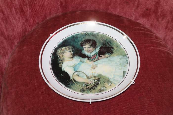 Pears Print Wall Plate  Sweethearts