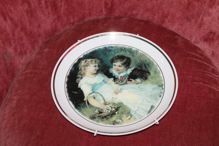 Pears Print Wall Plate  Sweethearts
