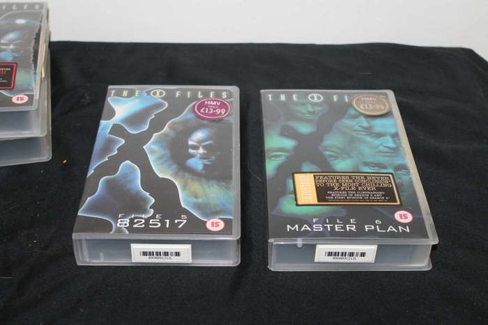6 X Files VHS Cassette's