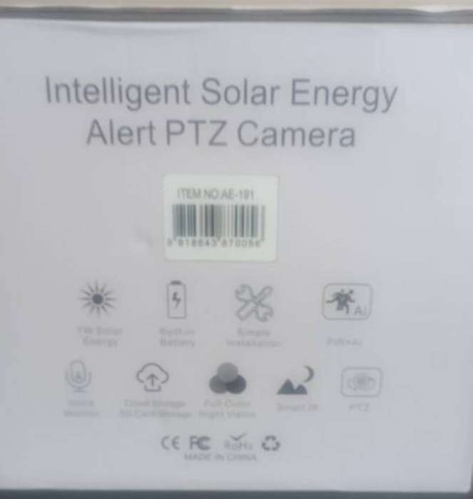 4G Outdoor Solar Camera with Dual Lens - V380 Pro App