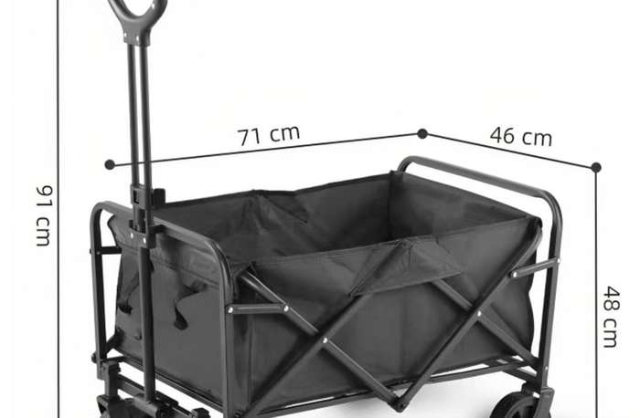 Collapsible Heavy Duty Outdoor Camping Storage Trolley