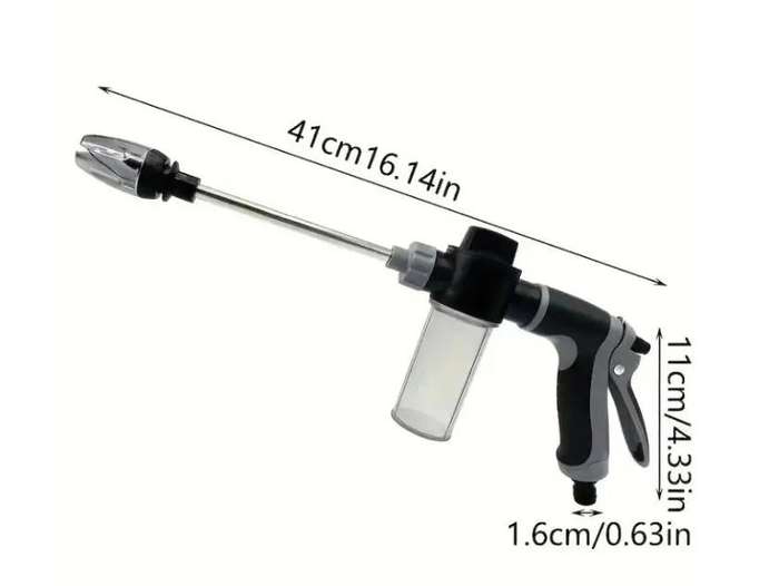 High-Pressure Car Wash Sprayer with Foam Bottle