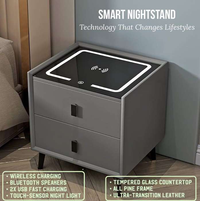 Smart Wireless Charging Bedside Table DIY