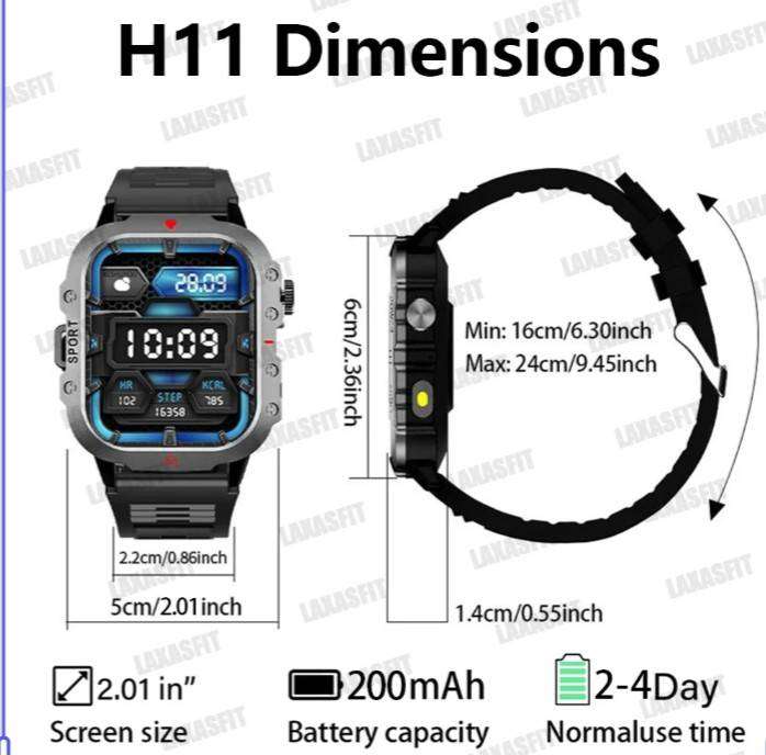 Men Sports Smart Watch 1.71 Screen