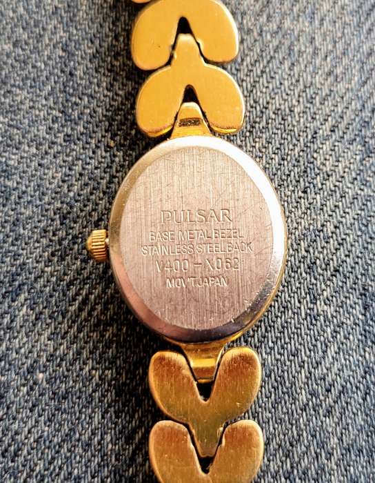 Ladies Pulsar Watch with Gold Tone Bracelet