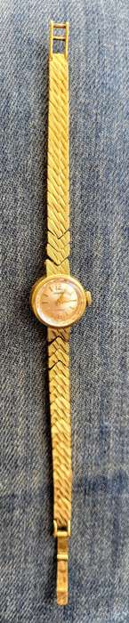 Working Atlantic Gold Filled Incabloc 17 Jewels ladies wrist Watch 2637