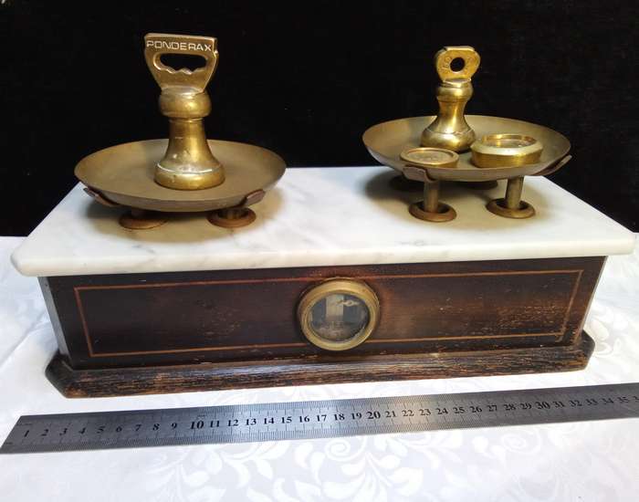 Lovely French antique scale - scarce item!