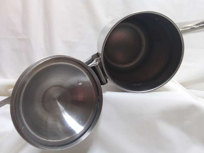 Lovely vintage stainless steel kettle