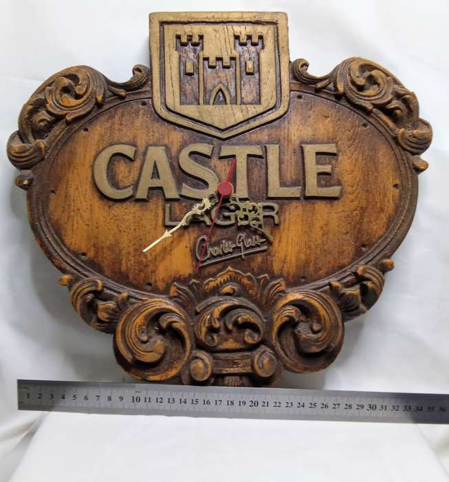 Castle lager bar clock