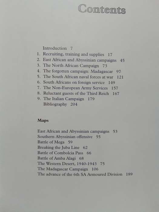 South Africa in World War II: A pictorial history Keene, John