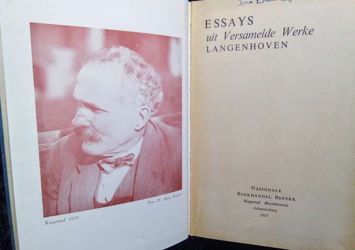 Essays uit Versamelde Werke - Langenhoven