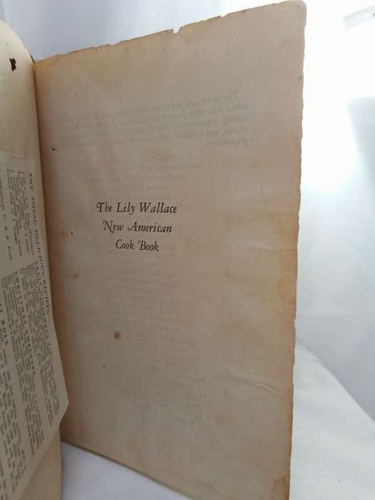 The Lily Wallace new American cook book 1940