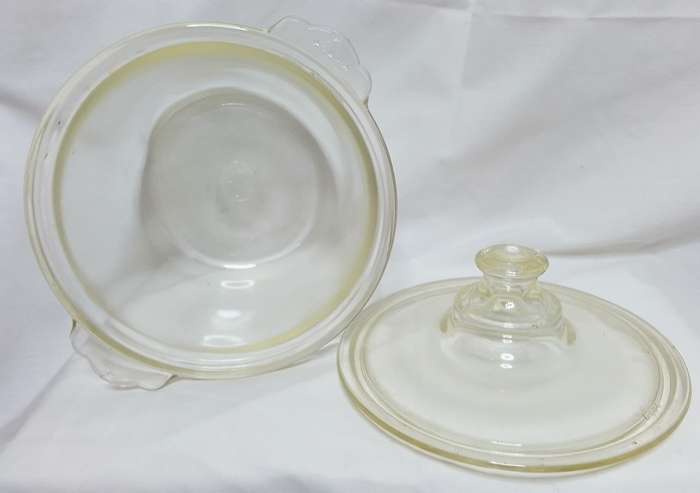 Original antique Pyrex bean pot