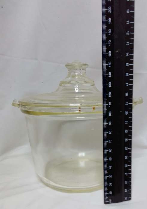 Original antique Pyrex bean pot