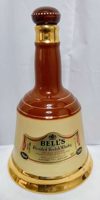 Collectable vintage Bell's whisky bottle