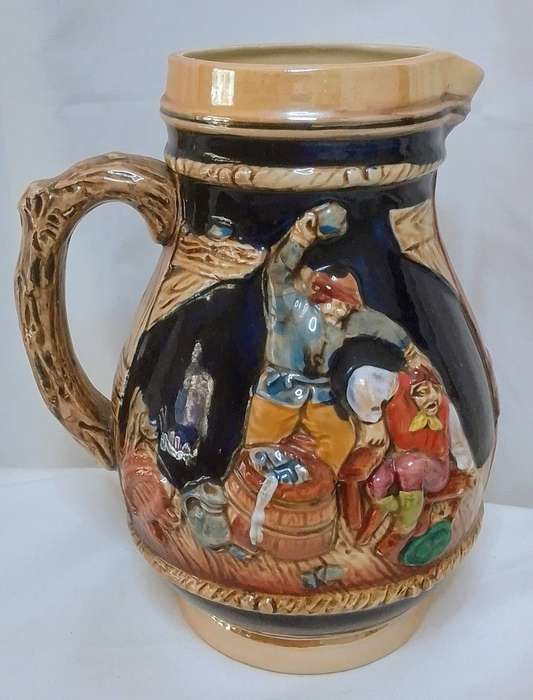Lovely handmade stein style grog jug
