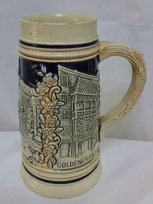 Beautiful vintage German beer stein - some chips