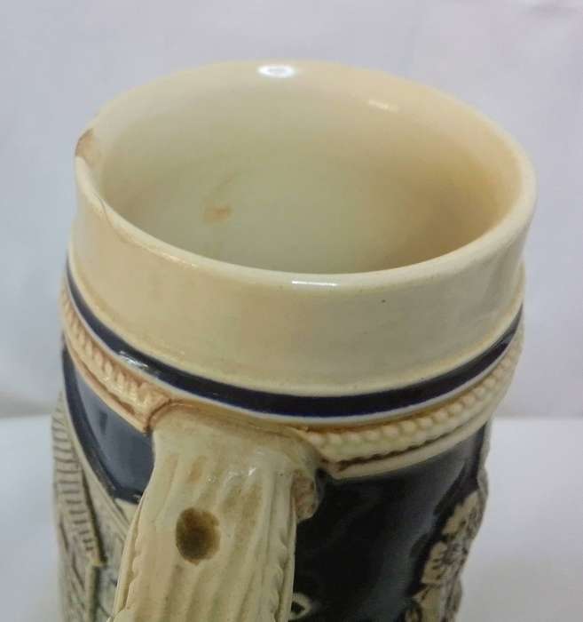 Beautiful vintage German beer stein - some chips