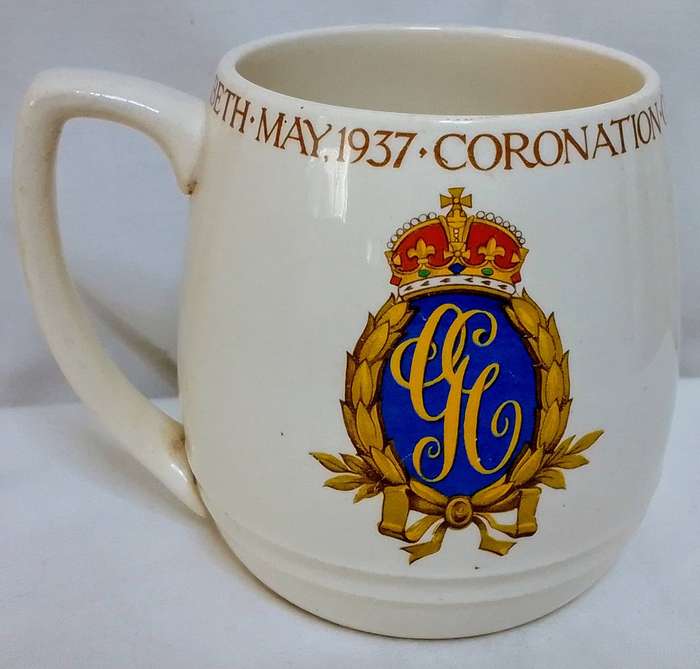 Vintage King George VI & Queen Elizabeth Coronation Cup 1937 (donated by "Uniewinkels" PTA.)