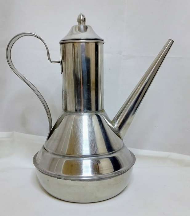 Vintage Stainless steel oil decanter