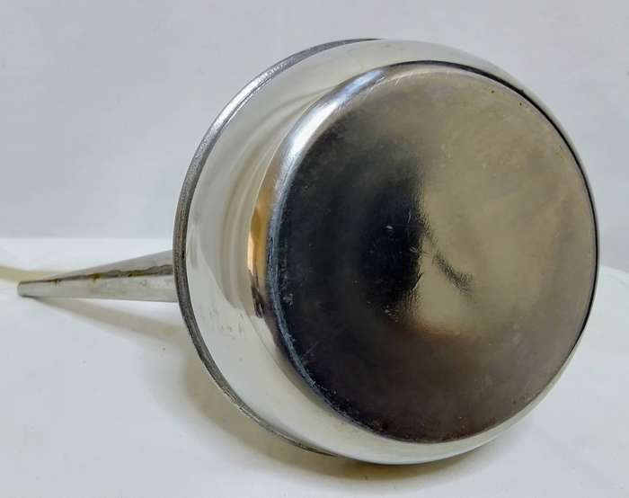 Vintage Stainless steel oil decanter