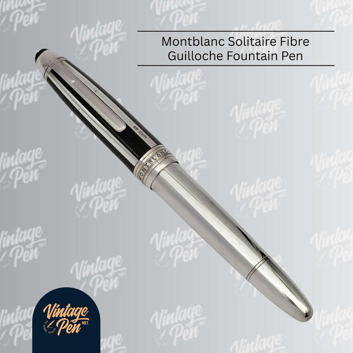 Montblanc Solitaire Fibre Guilloche LeGrand Fountain Pen