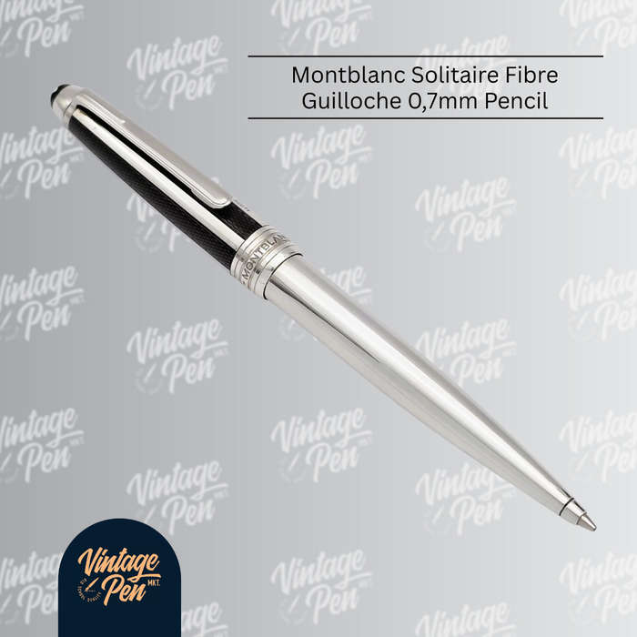 Montblanc Solitaire Fibre Guilloche 0.7mm Mechanical Pencil