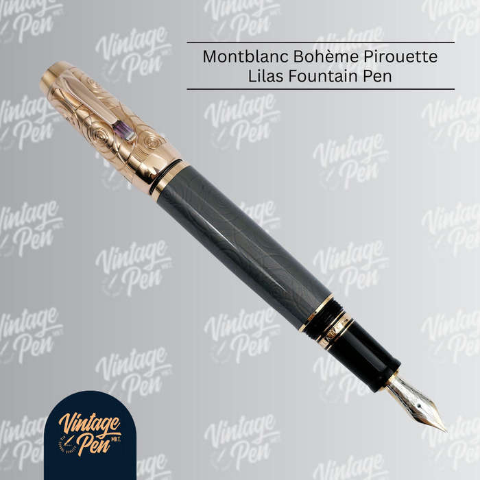 Montblanc Bohème Pirouette Lilas Fountain Pen