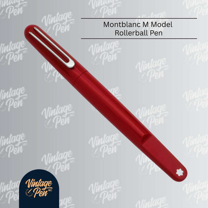Montblanc M Model Red Rollerball Pen