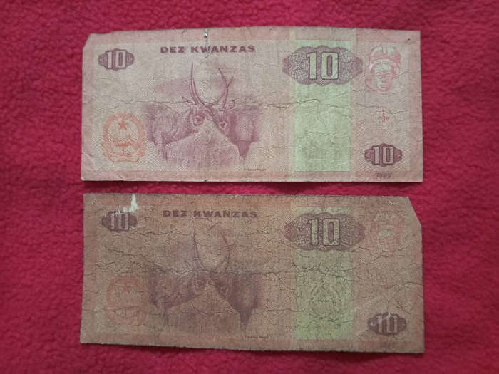 Angola Kwanzas Notes