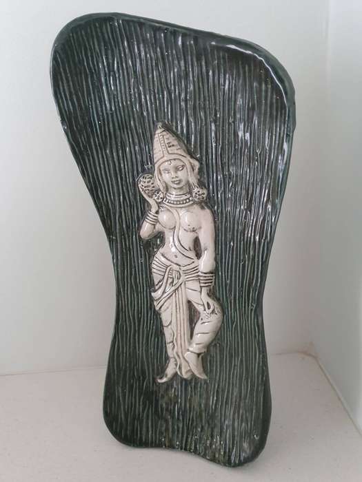 Ceramic Liqueur Decanter or Footed TrayDesigned by Fratelli Fanciullacci