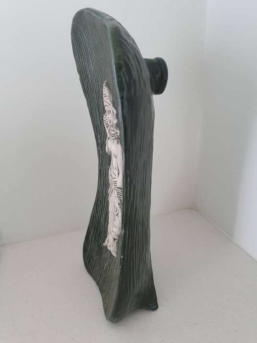 Ceramic Liqueur Decanter or Footed TrayDesigned by Fratelli Fanciullacci