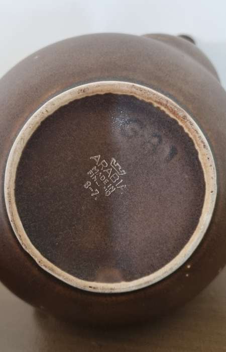 Scandinavian Designer Ulla Procopé (1960's)  Arabia Finland Ruska Design Coffee/Tea Pot, Milk Jug an