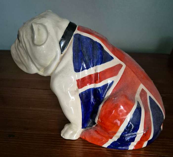 Royal Doulton Union Jack Bulldog c. 1920